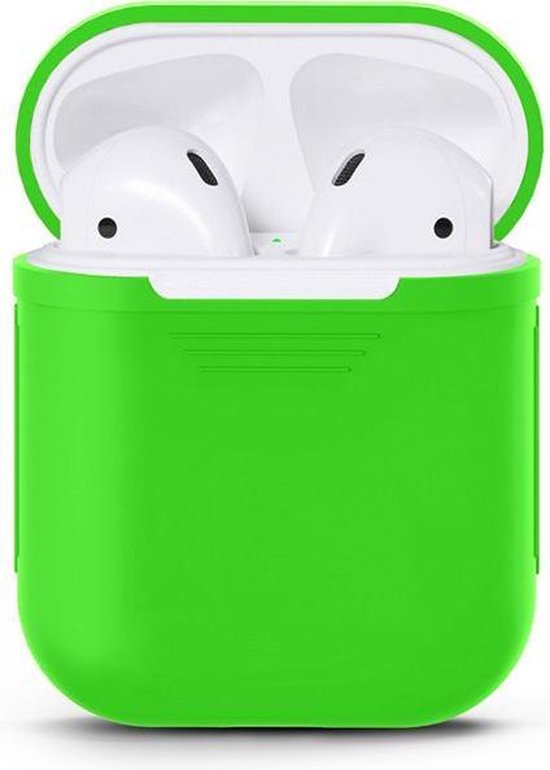 Airpods Silicone Case Cover Hoesje voor Apple Airpods - Groen