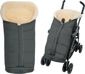 Altabebe - Voetenzak Buggy Lamsvacht - Lamsvel - Nordkap Grijs 6-36 mnd