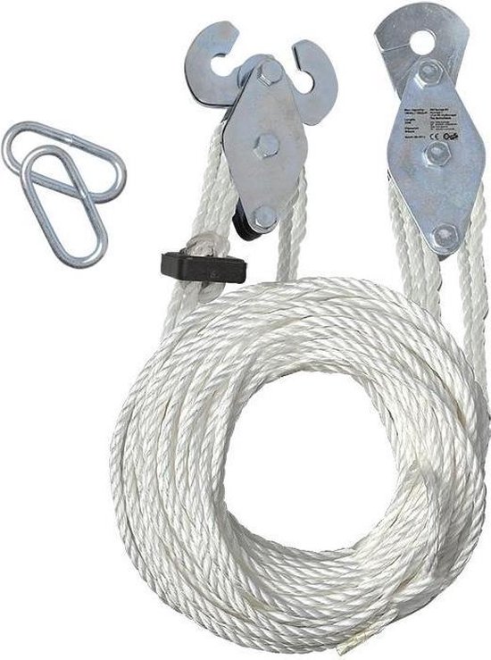 Palan manuel Proplus pour 180 kg avec corde de 20 mètres