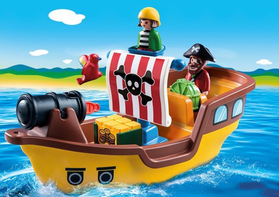 Playmobil 1.2.3 Bateau De Pirates | bol.com