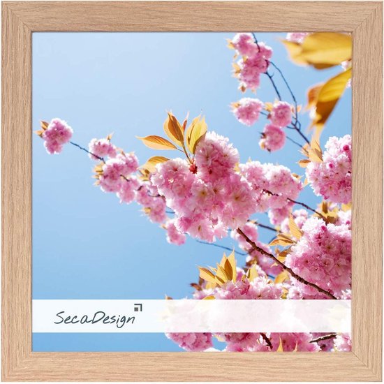 Cadre photo SecaDesign Anima Bois - Format photo 15x15 cm - Couleur bois de frêne
