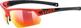 UVEX Sportstyle 224 Brillenglas rood/zwart