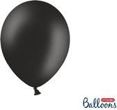 Strong Balloons 27cm, Pastel zwart  (1 zakje met 50 stuks) super sterke ballonnen