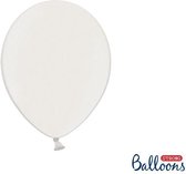 Strong Ballonnen 27cm - Metallic Pure wit - 50 stuks