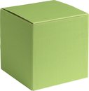 Coffrets cadeaux carton carré-cube 15x15x15cm VERT CLAIR (100 pièces)