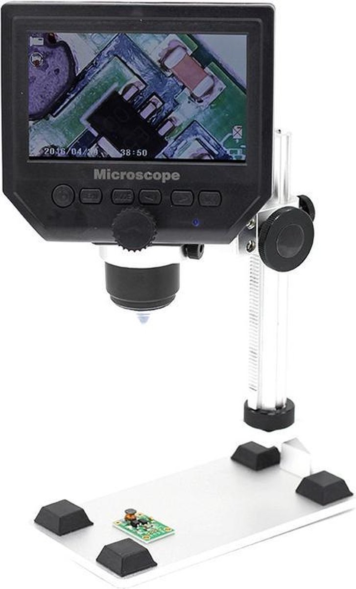 1-600X 3.6MP 4,3 inch HD OLED LCD Digitale Microscoop