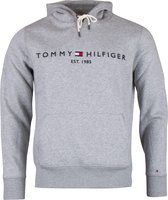 Tommy Hilfiger Tommy Logo Hoody  Sporttrui - Maat XL  - Mannen - grijs