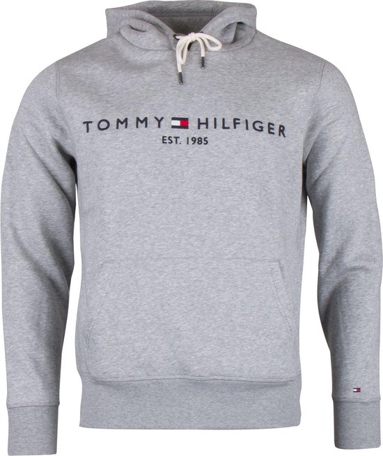 Tommy Hilfiger - Hoodie Core Grijs - Maat XL - Regular-fit | bol.com