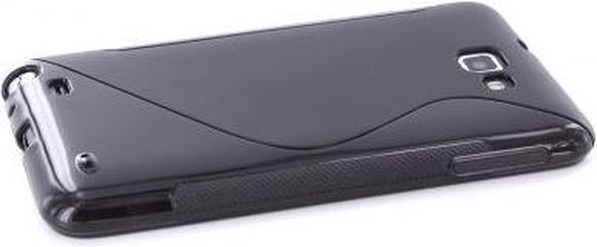 Mobiparts TPU Case Samsung Galaxy Note i9220 S-Shape Black