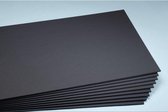 Foamboard 50 x 70 cm Zwart (doos 10 stuks)