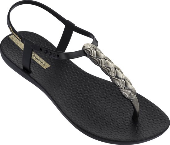 Ipanema - sandalen voor dames - Charm Sandal - zwart & goud | bol.com