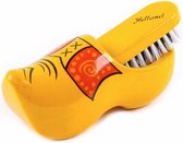 Matix - Klomp met kledingborstel - traditionele kleuren - geel