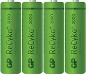 GP Batteries ReCyko+ Oplaadbare AA batterij (penlite) NiMH 2000 mAh 1.2 V 4 stuks