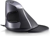 Renkforce M618BU Ergonomische muis Kabelgebonden Optisch Ergonomisch Zwart