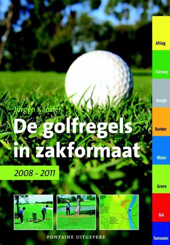 Cover van het boek 'De golfregels in zakformaat'