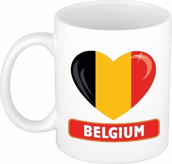 Hartje Belgie mok / beker 300 ml