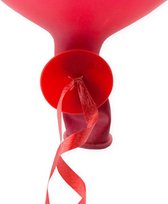 Ballon Snelsluiters Rood met lint 100 stuks