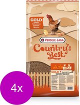 Versele-Laga Country`s Best Gold 4 Gallico Pelletlegkorrel - Kippenvoer - 4 x 5 kg Vanaf 1e Ei