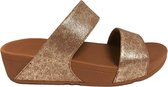 FitFlop™ Shimmy™ Slide Sandals Foil Print Suede Tan Foil Suede - Maat 40