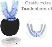 Jumalu 360 graden elektrische tandenborstel zwart - tandenbleker V2 - met extra mondstuk