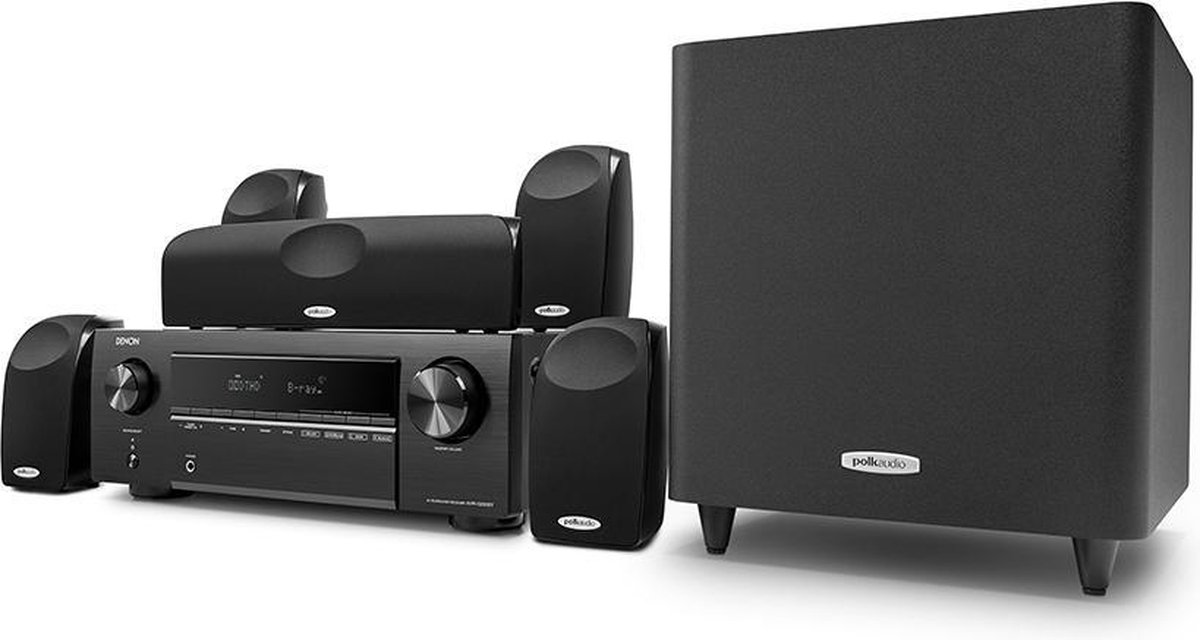 Denon DHTX250TL Home cinema set Zwart