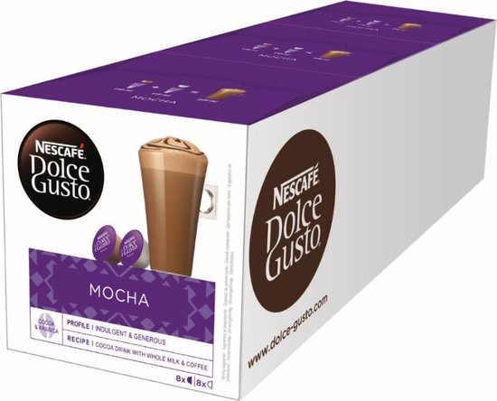 Nescafé Dolce Gusto capsules Mocha - 48 koffiecups - geschikt voor 24 koppen koffie - NESCAFÉ Dolce Gusto