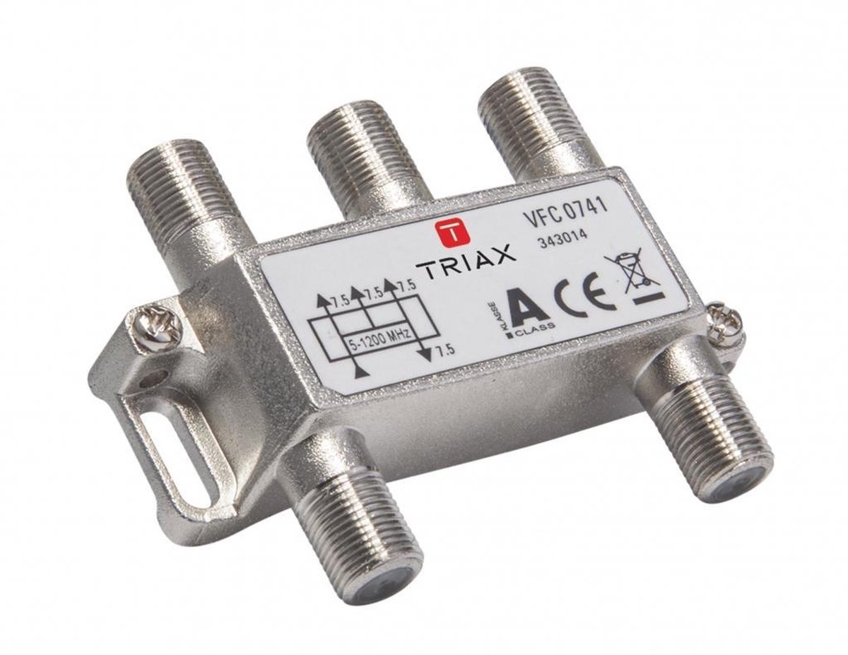 Satellite Splitter Satellite FSplitter 8.3 dB / 51218 MHz 4 Outputs