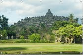 Borobudur  |Tempels | Tuindoek | Tuindecoratie | 180CM x 120CM | Tuinposter