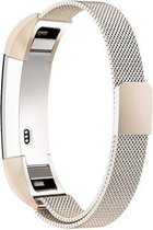 FitBit Alta HR Milanese bandje (Large) - Vintage goud - Fitbit alta bandjes