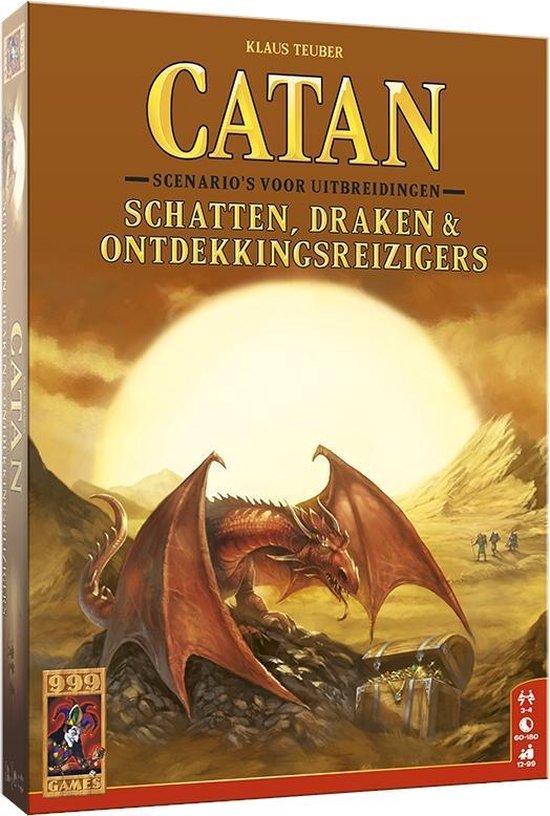 Boek: Catan: Uitbreiding Schatten, Draken & Ontdekkingsreizigers Bordspel, geschreven door 999 Games