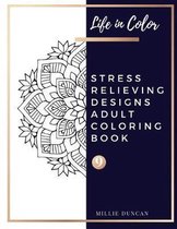 STRESS RELIEVING DESIGNS ADULT COLORING BOOK (Book 9)