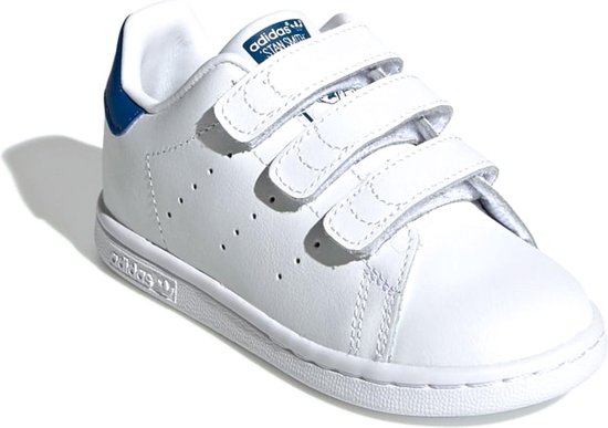 mei aspect vingerafdruk adidas Stan Smith CF I Sneakers - Maat 21 - Unisex - wit/blauw | bol.com
