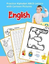 English Practice Alphabet ABCD letters with Cartoon Pictures