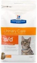 Hill's Prescription Diet C/D - Urinary Stress - Kip - Kattenvoer - 1.5 kg