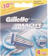 Gillette Mach3 Turbo (4 Pcs) - Replacement Head