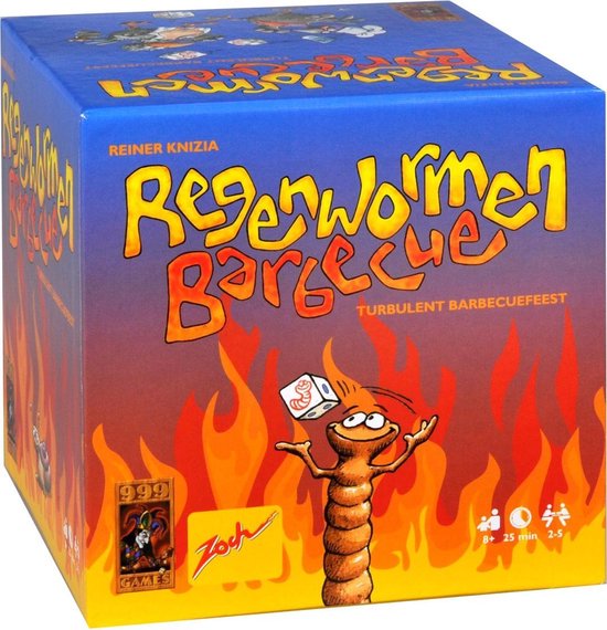 Regenwormen: Barbecue Dobbelspel