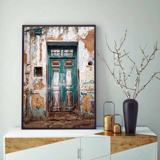 Cadre photo ou affiche avec porte marocaine, 30x42 cm, cadre photo inclus |  bol.com