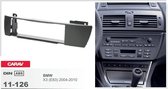 1-DIN BMW X3 (E83) 2004-2010 inbouwpaneel Audiovolt 11-126