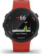Garmin Forerunner 45 Hardloophorloge - Sporthorloge - Met GPS Tracker - Geschikt voor Hardlopen - Zwart/Lava Red