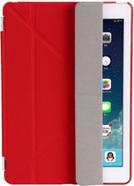 Shop4 - iPad 9.7 (2018) Hoes - Origami Smart Book Case Rood