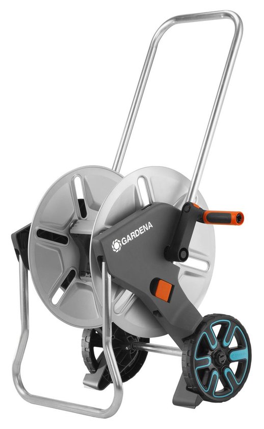 GARDENA CleverRoll M Metal slangenwagen robuust 60m tuinslang 1/2″ 5/8″ 3/4″ inklapbaar vorstbestendig