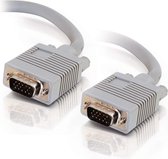 CablesToGo - VGA (D-Sub) naar VGA (D-Sub) - 10 m - Grijs