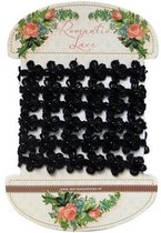 Marianne Design Decoration Romantic lace - Black
