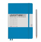 Leuchtturm1917 Notitieboek Azure - Medium - Gelineerd