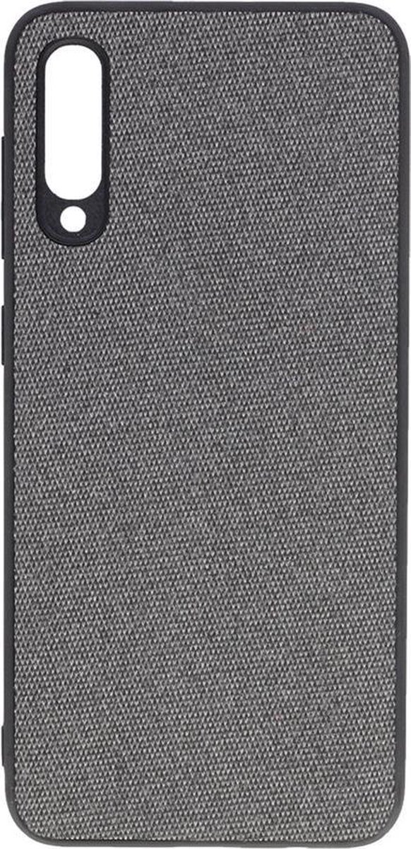 Shop4 - Samsung Galaxy A50 Hoesje - Harde Back Case Denim Grijs