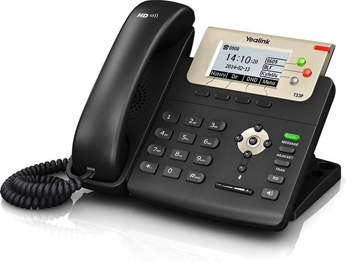 Yealink SIPT29G téléphone fixe Noir