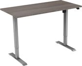 Elektrisch zit-sta bureau Basic 160 Logan - Grijs