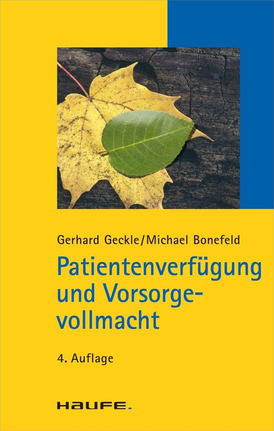 Haufe TaschenGuide 143 - Patientenverfügung und Vorsorgevol ... - cover