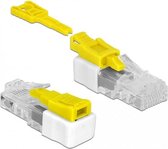 DeLOCK 85334 kabel-connector RJ45 Wit, Geel