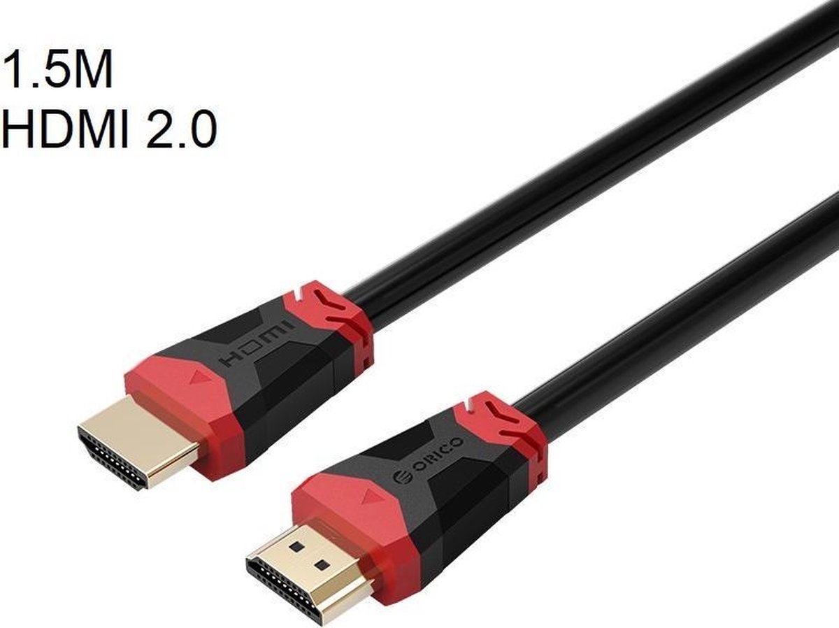 Orico HDMI 2.0 kabel 4K @60Hz - High Speed HDMI® - 1.5M - Zwart